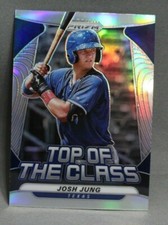 2020 Panini Prizm Silver Top of the Class Josh Jung Baseball Card #TOC-8