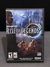 Rise of Nations: Rise of Legends 2006 PC CD ROM MICROSOFT GAME STUDIOS RARE TEEN