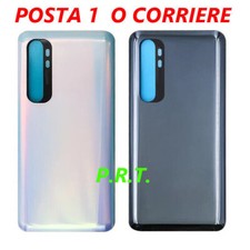 SCOCCA POSTERIORE VETRO COVER COPRI BATTERIA PER Xiaomi Mi Note 10 Lite BIADESIV