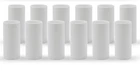 2.3 Inch White Plastic Candle Cover Sleeves, Chandelier Socket Sleeves Lot of 12