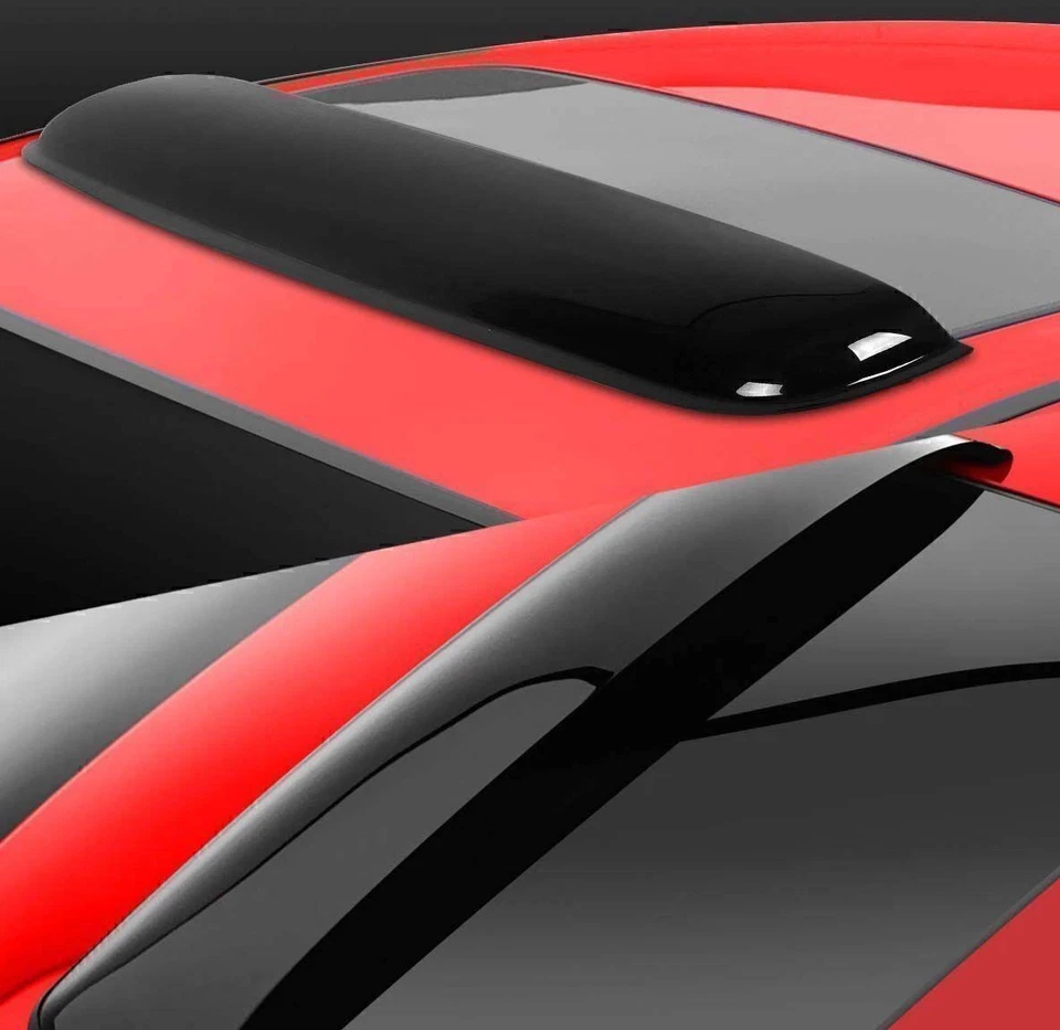 Deflector protector de pantalla visera techo corredizo ventana techo corredizo techo corredizo negro 3P 42,5" Foto 2 de 4