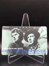 FOR WHOM THE BELL TOLLS  Gary Cooper Japanese Used telephone card   C782