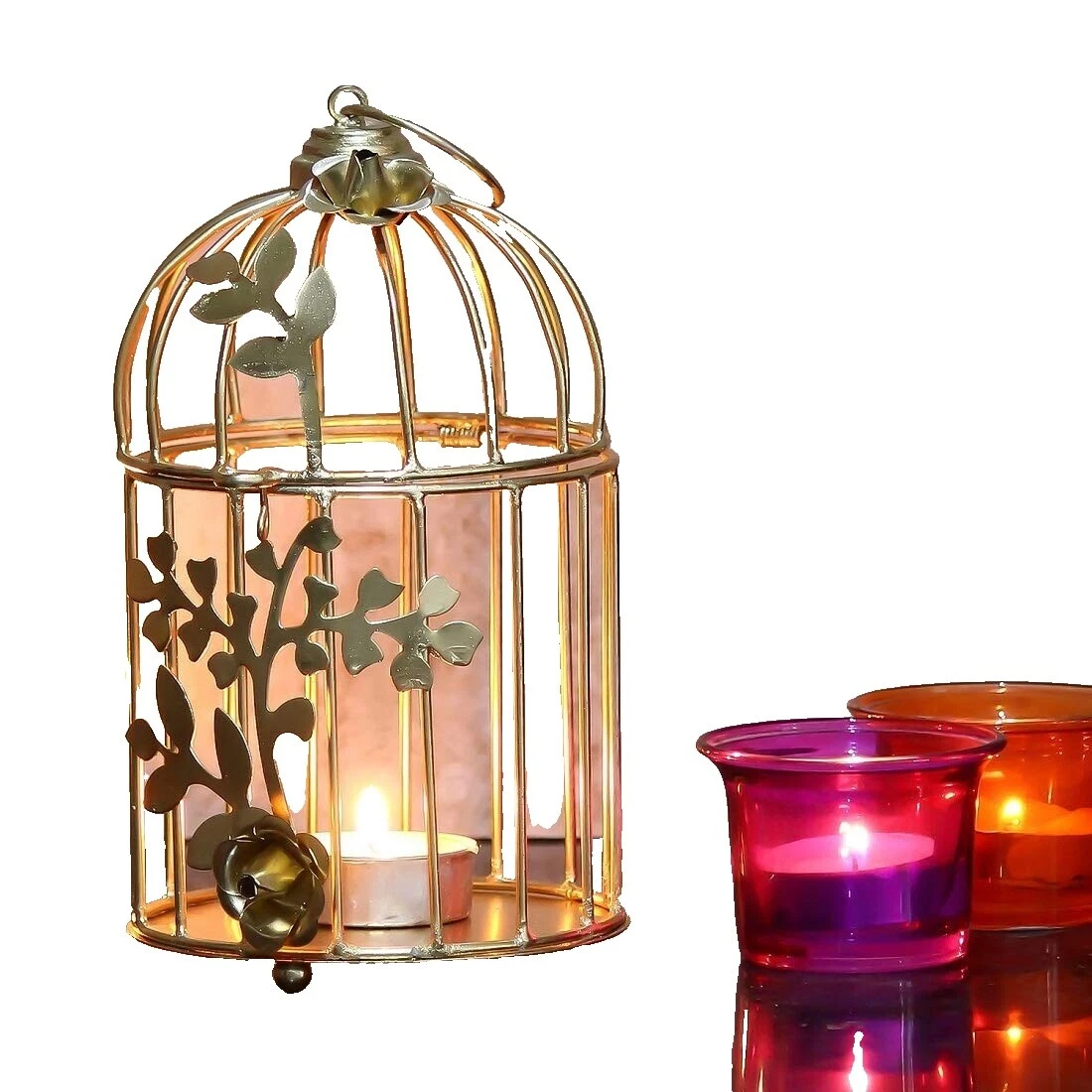 Candelabros de hierro de la India y accesorios