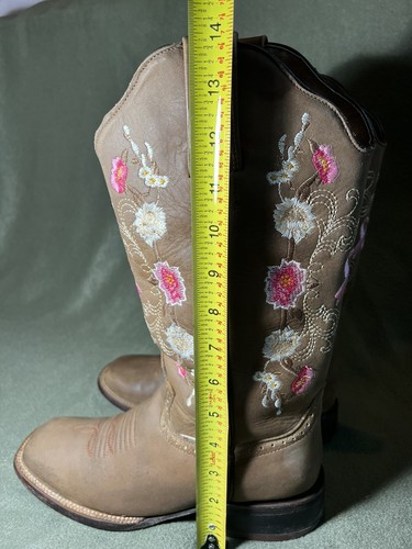 Botas de Vaquero Florales Concientización sobre el Cáncer de Mama Valeria Botas Occidentales Talla 8 EE. UU. - Imagen 18 de 19