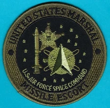 U. S. MARSHAL SERVICE MISSILE ESCORT TACTICAL PATCH