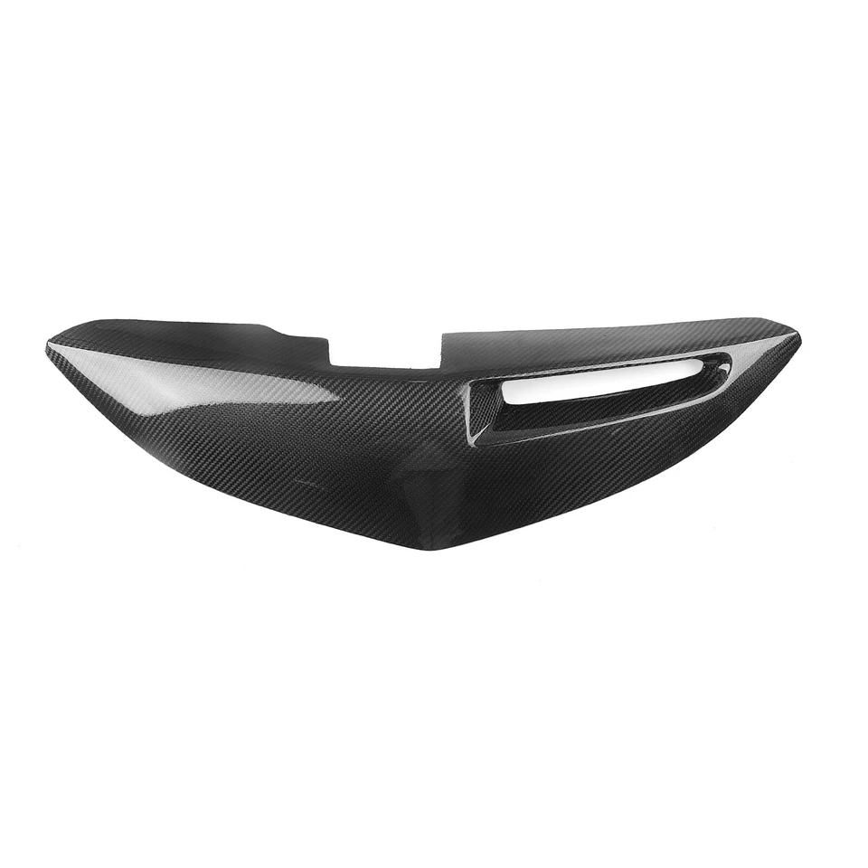 Parachoques delantero rejilla superior para Acura RSX Honda Integra 02-04 03 fibra de carbono negro Foto 2 de 4