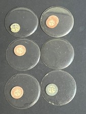 LOT OF 6 GLASS POCKET WATCH CRYSTALS SIZE 20 REPLACEMENT PARTS