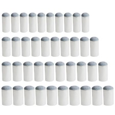 Pengxiaomei 40pcs Slip On Pool Cue Tips Replacement 9mm/10mm/12mm/13mm