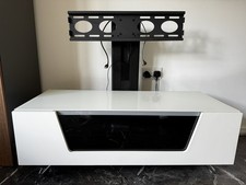 Alphason chromium 1000 White TV stand with Bracket Used