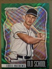 2021 Panini Prizm - Old School Green Wave Prizm #OS-4 Eddie Mathews