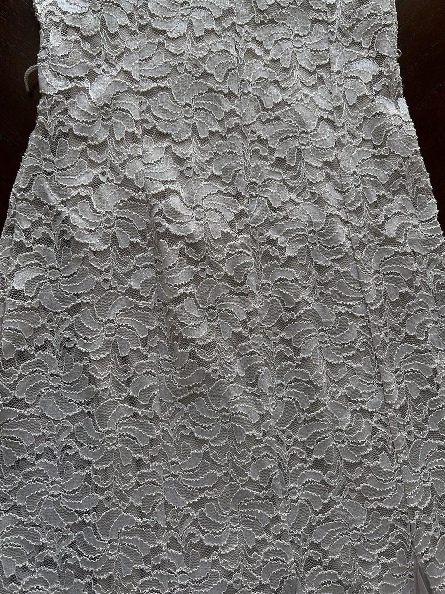 chinese dress ladies White A-line lace Mini Dress – ADONIS BOUTIQUE main image 1