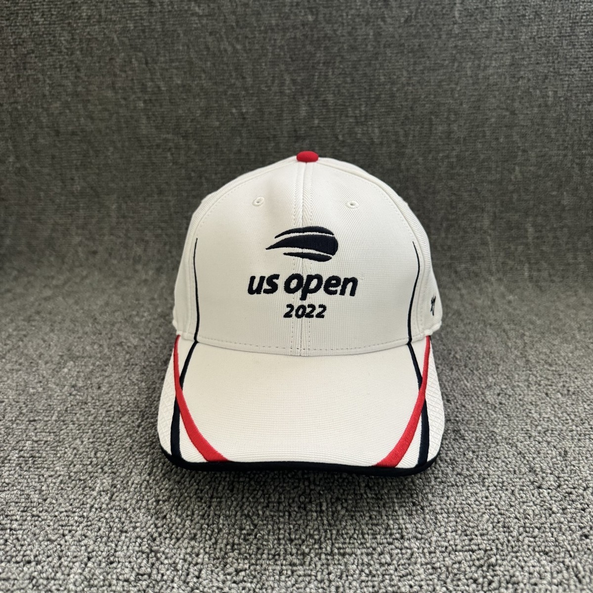'47 Brand US Open 2022 Dad Hat Strapback White OSFA Tennis Cap