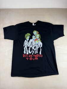 Korn Sick and Twisted Tour Shirt | eBay
