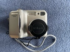 Nikon Coolpix E4300 Digital Camera 4MP Compact Point & Shoot Silver 