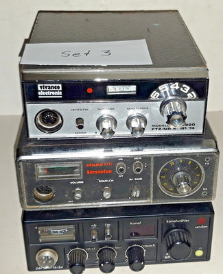 CB Funk Gerät, Konvolut 3 Stück, Stabo, Körting, Uniden, Scooper, Vector X, ....