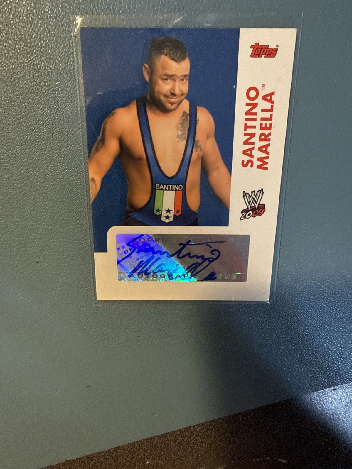 Santino Marella: 2009 Topps WWE Authentic Autograph SSP Rare SUPERSTAR view 12