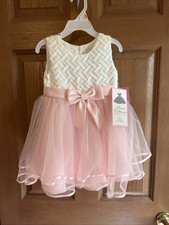 NWT Rare Editions Girl s Dress Pink Tulle Sunday Best