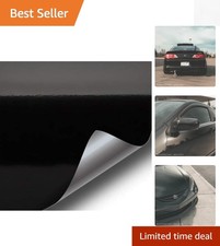 1ft X 5ft Black Vinyl Wrap - Realistic Paint-like Finish For Cars Boats More 1ft X 5ft Black Vinyl Wrap - Realistic Paint-like Finish For Cars Boats More