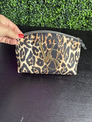 Victoria Secret Animal Print Cheetah/Leopard Print Small Cosmetic Bag