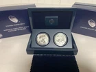 2013 W Proof/Reverse .999 American US Silver Eagle $1 San Francisco 2-COIN Set
