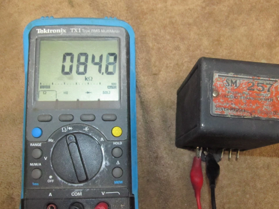 Silver Marshall SM 257 Push Pull Input Audio Transformer - Image 4 of 4