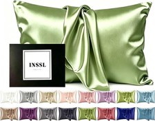 Silk Pillowcase for Women, Mulberry Silk Pillowcase for Hair and Skin and Stay