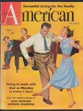 AMERICAN MAGAZINE Tom Yawkey Hugh Pentecost Mario Lanza + 6 1951