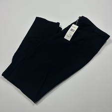 NWT Eileen Fisher Pull On Pants Womens Large Stretch Elastic High Waisted Crepe