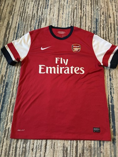 Arsenal Jersey Mens Large Home Soccer Nike Premier League