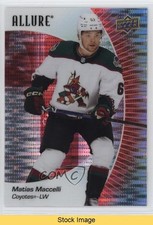2023-24 Upper Deck Allure Red Rainbow Matias Maccelli #83 READ f6d
