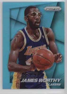 2014-15 Panini Prizm Light Blue Prizm 9/49 James Worthy #172 HOF is2