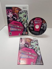 Monster High Ghoul Spirit (Nintendo Wii, 2011) Complete 