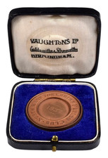 Vintage Cased The North West Yorkshire Pigeon Flying Club 1937 Prize Award Medal