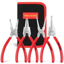 4 Pcs Snap Ring Pliers Set Circlip Pliers 7 Inches Internal/external Heavy Duty