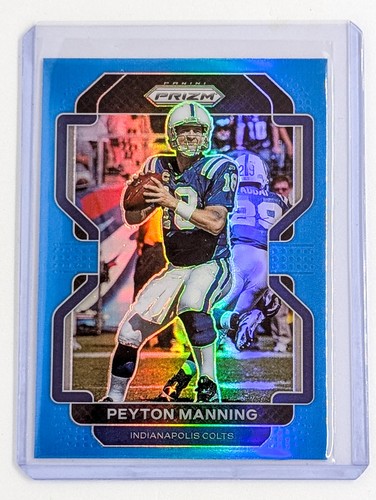 2021 Panini Prizm Light Blue Prizm #30 Peyton Manning Indianapolis Colts HOF