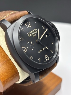 Panerai Luminor Men's Black Watch - PAM00441 Ceramica GMT 1950 3 Day