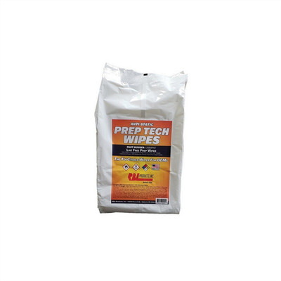  RBL Products USB4PNT Anti-Static Prep Tech Wipe, 11 x 15-1/2 in, Pouch RBL.USB4