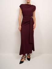 WOMENS IMPERIAL AFSTKSB DRAPED LONG DRESS