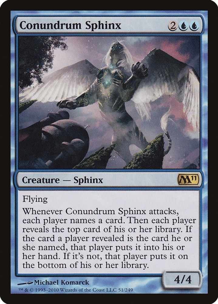Conundrum Sphinx Magic 2011 (M11) MTG 51 MP