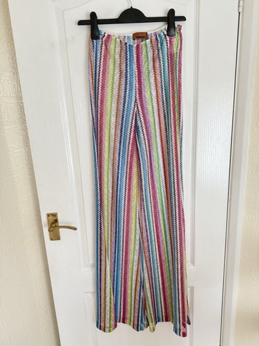 Pantalones acampanados de tiro alto Missoni Zigzag IT40/UK8/US4/FR36 - Imagen 12 de 19