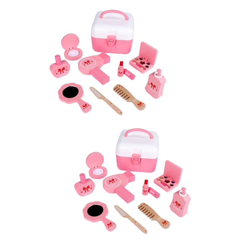 Kit Trucco Bambini Rosa Resistente all'usura Giocattolo Cosmetico Interattivo per Bambini foto 5