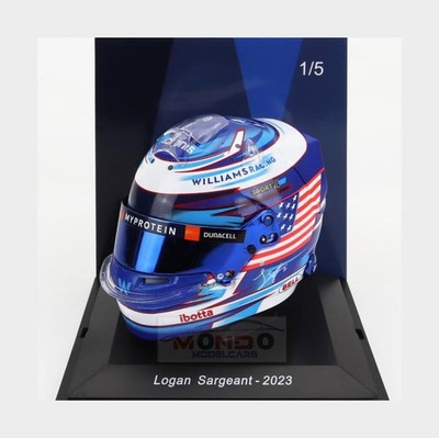1:5 Spark Bell Helm F1 Casco Williams Fw45 #2 2023 Logan Sergeant 5HF112 Modell