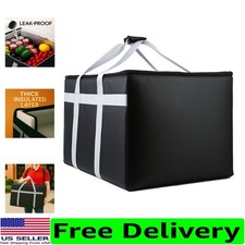 XXXL Insulated Food Delivery Bag - Leak-Proof Cooler for Uber Eats & Catering