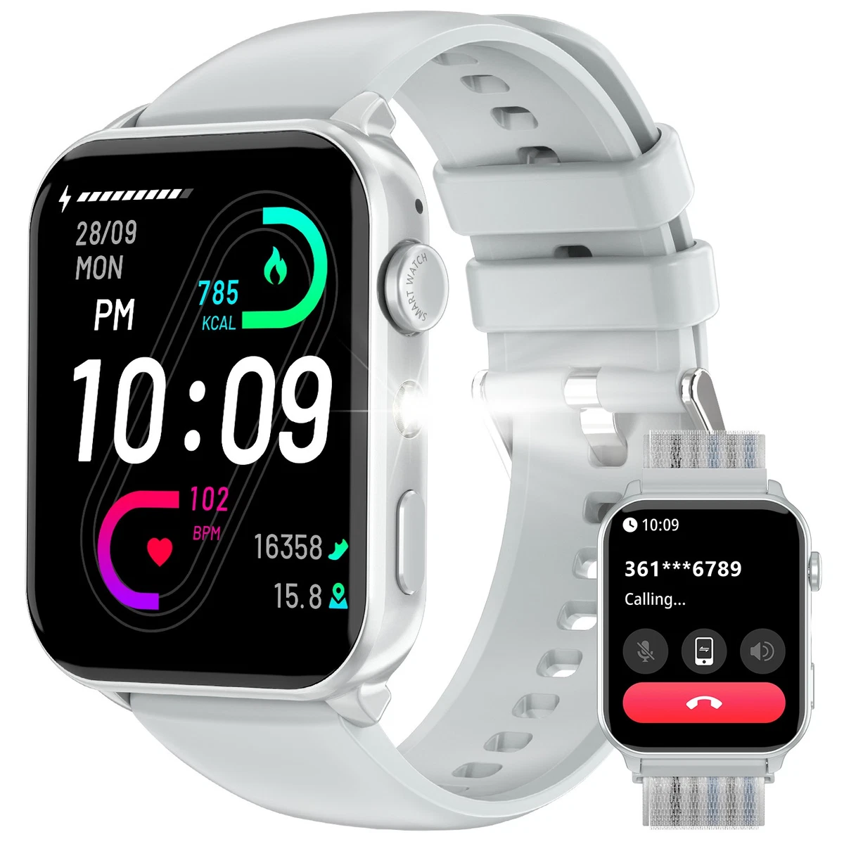 Parsonver Smartwatch Uomo Chiamate Bluetooth, 100 + Modalità Sportive