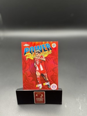 2026 Topps Chrome Luis Diaz FC Bayern München Power Players UCL RED /5!