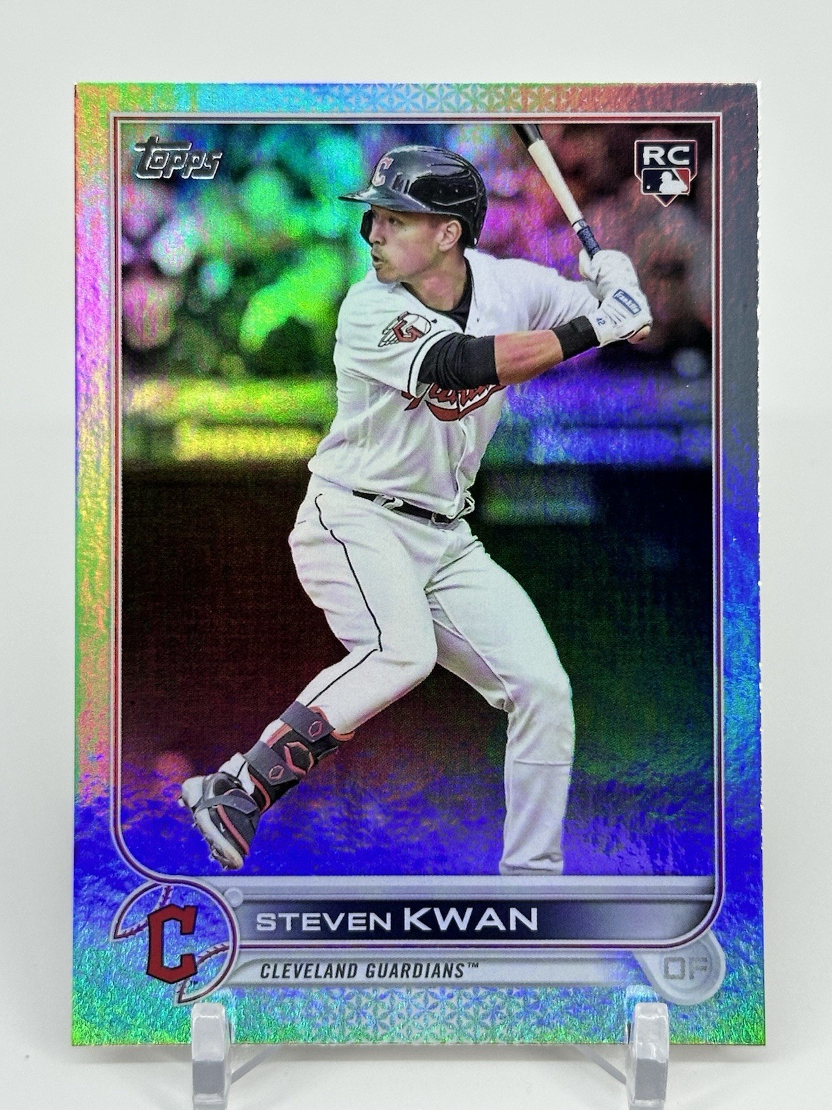 2022 Topps Update Rainbow Foil #US261 Steven Kwan RC Cleveland Guardians