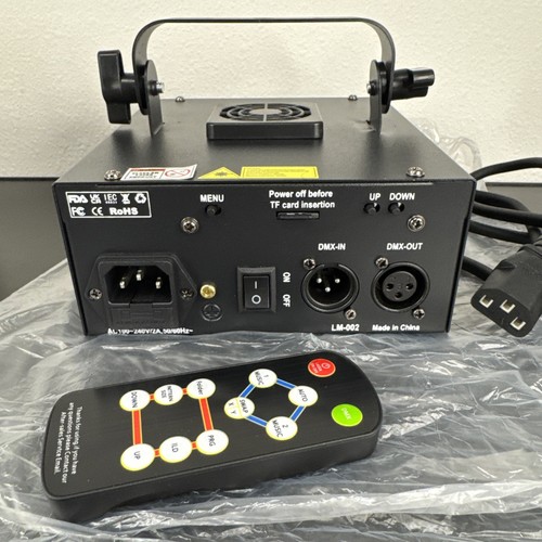 DJ Laser Lights with 3D Animation Loop, RGB Sound Activated Stage Projector - Picture 4 of 12