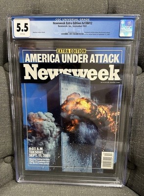 Newsweek Magazine Sept Extra Edition 9/11 V138 #12 America Under Attack CGC 5.5