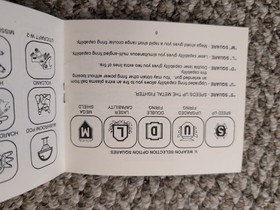 Metal Fighter Nintendo NES Color Dreams Instruction Manual Booklet Registration