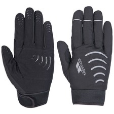 Trespass Crossover Men Women Active Waterproof Reflective Running Cycling Gloves